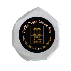 Truffle Triple Cream Brie Pure Artisan Cheese Truffle Triple Cream Brie